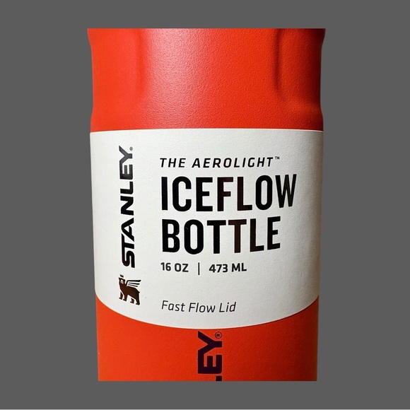 Stanley IceFlow Fast Flow Insulated Water Orange Bottle 16 oz - Picture 13 of 14